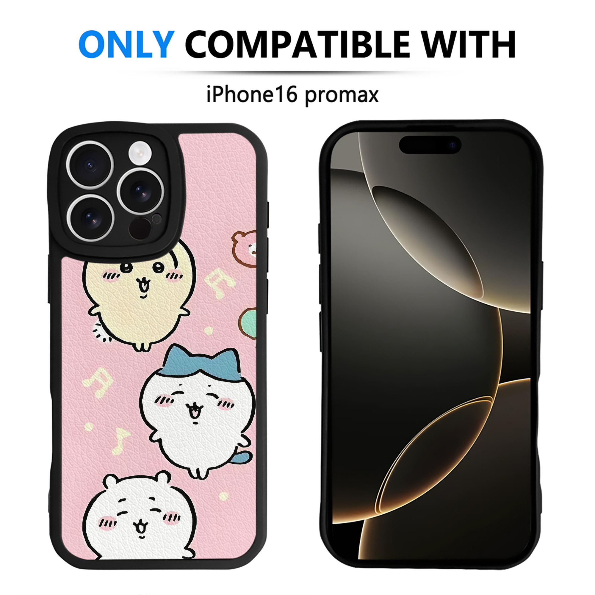 （画像用） ちいかわ Chii-kawa 【iPhone 16シリーズ対応】シリコンスマホケース（レザー調） 材質：シリコン